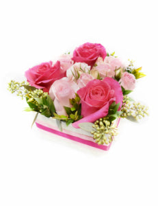 Coffret Valentin en rose